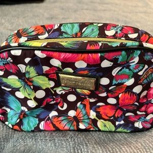 Betsey Johnson butterfly makeup bag